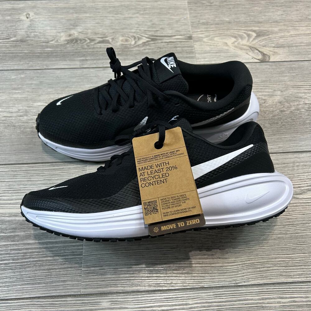 Nike Revolution 8, Black/White, Size 9.5 NWT - Picture 3 of 5